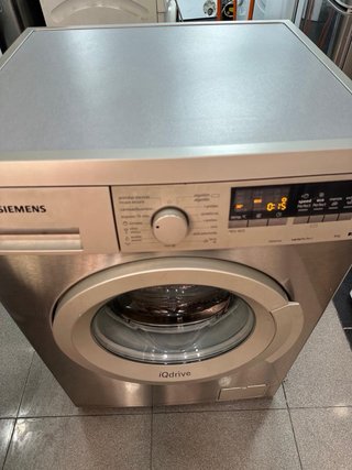 Lavadora Siemens iQdrive Inox