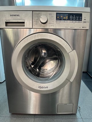 Lavadora Siemens iQdrive Inox