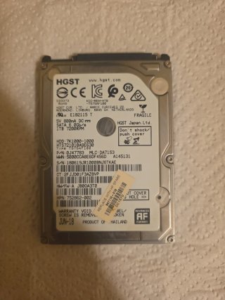 Disco Duro HGST 1TB SATA 7200RPM