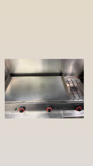 Plancha industrial acero inoxidable