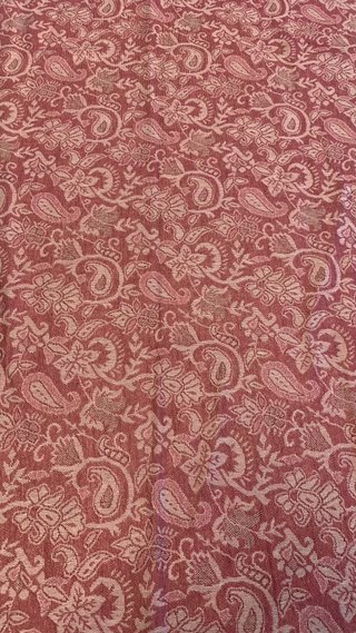 Pashmina Estampada Cachemir Burdeos