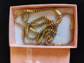 Collar chapado en oro 18k .LR 50