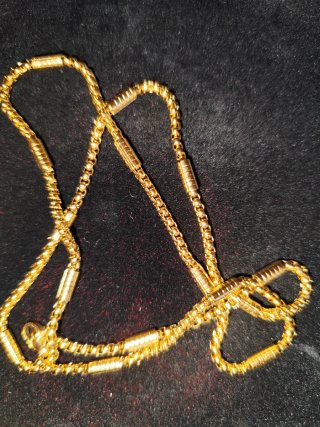 Collar chapado en oro 18k .LR 50