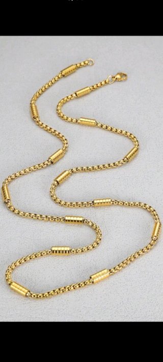 Collar chapado en oro 18k .LR 50