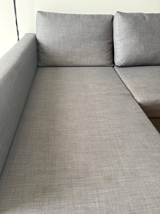 Sofá cama gris Ikea