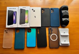 Fundas Samsung A54 5G y A56 5G + iPhone