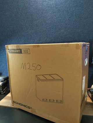 Cubo Basura Reciclaje Papelera Songmics LTB54WT
