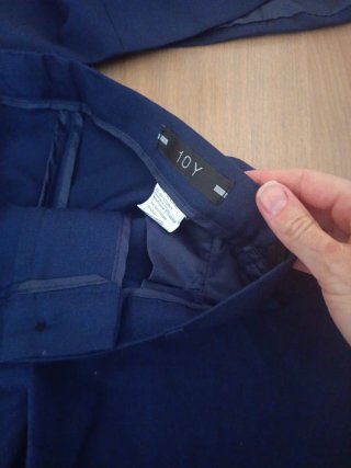 Traje comunión/boda niño azul talla 10