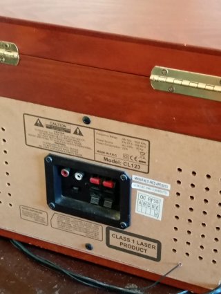 Tocadiscos Lauson Madera CD/USB/Cassette