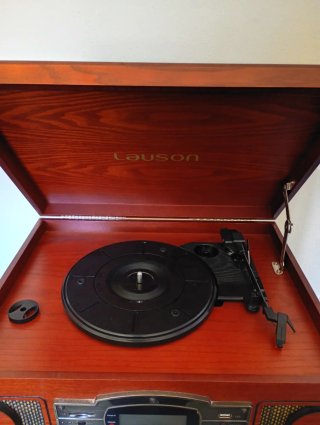 Tocadiscos Lauson Madera CD/USB/Cassette
