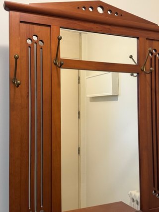 Mueble de entrada madera y metal