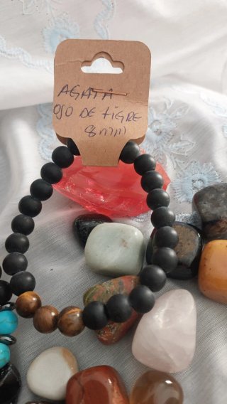 Pulsera Piedra Natural Agata Turquesa