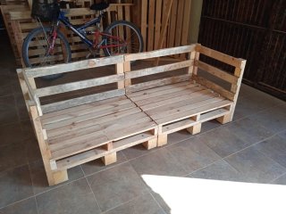 Muebles de palets para exterior