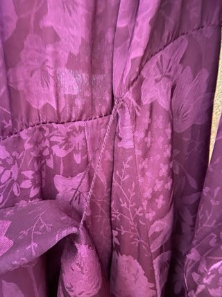 Vestido Zara Burdeos Talla L