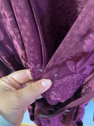 Vestido Zara Burdeos Talla L