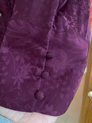 Vestido Zara Burdeos Talla L