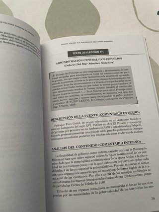 Curso de cultura europea en España