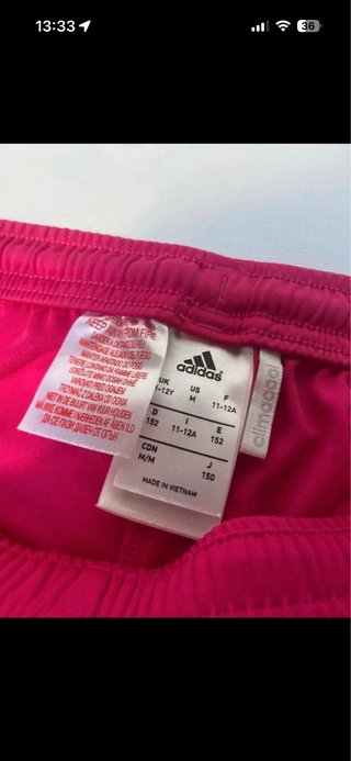 Pantalón corto rosa Real Madrid Adidas