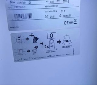 Campana extractora Siemens con mando