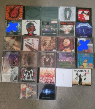 Coleção de CDs variados