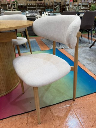 Mesa extensible madera + 4 sillas