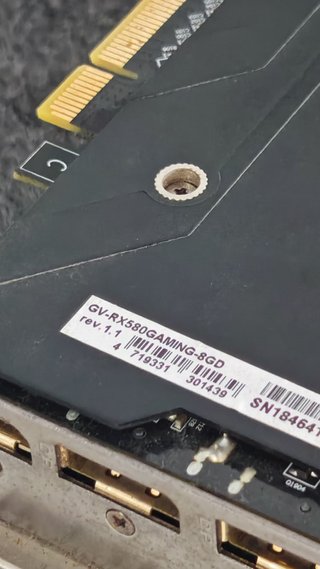 Tarjeta gráfica Gigabyte Radeon RX 570 de 8GB