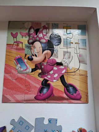 Puzzle Minnie Educa 4 Puzzles Progresivos
