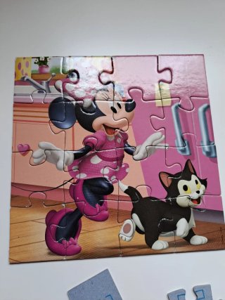 Puzzle Minnie Educa 4 Puzzles Progresivos
