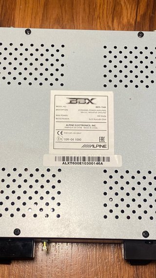 Etapa de Potencia Alpine 600w (+) BBX-T600