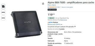 Etapa de Potencia Alpine 600w (+) BBX-T600