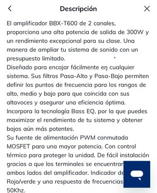 Etapa de Potencia Alpine 600w (+) BBX-T600