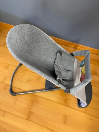 Hamaca BabyBjörn Bliss Gris Claro 3D Jersey