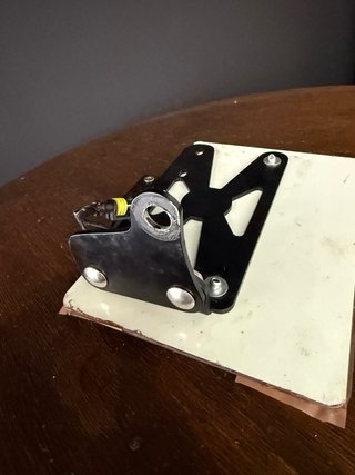Soporte matrícula lateral Harley Davidson