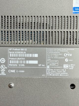 HP ProBook 650 G2 i5 / 8Gb / 256Gb