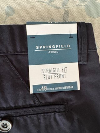 Pantalón Chino Hombre Azul springfield