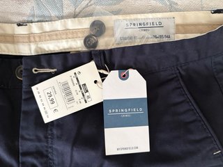 Pantalón Chino Hombre Azul springfield