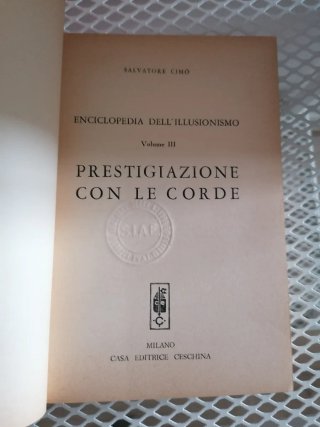Lote Libros Magia - Salvatore Cimò (1958/1966)