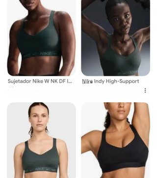 Top sportivo Nike Indy Bra donna originale