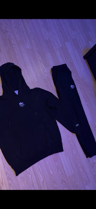 Chándal Lacoste Negro Completo Talla M