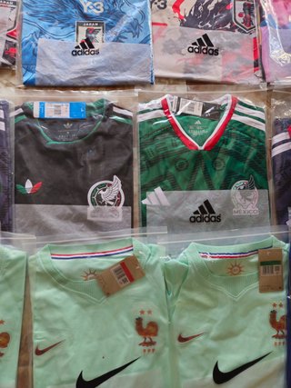 Lote 75 Camisetas Fútbol Mundial 2026