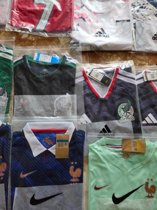 Lote 75 Camisetas Fútbol Mundial 2026