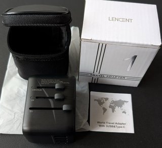 Adaptador cargador viaje 4 tipos internacionales