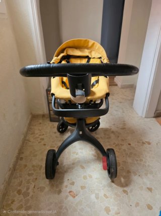 Silla de paseo + capazo Stokke Xplory X amarillo
