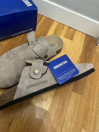 Zuecos Birkenstock Beige Talla 43