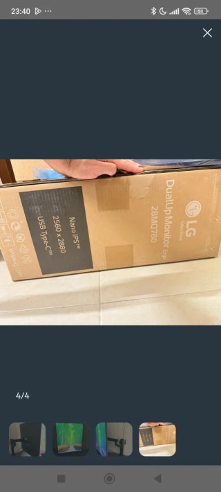 Monitor LG DualUp Ergo 28MQ780-B