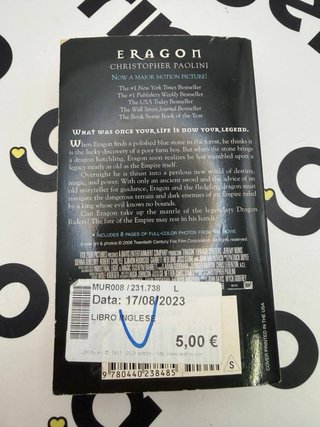 Eragon libro inglese
