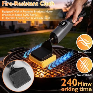 Nuovo pulitore per barbecue elettrico in scatola