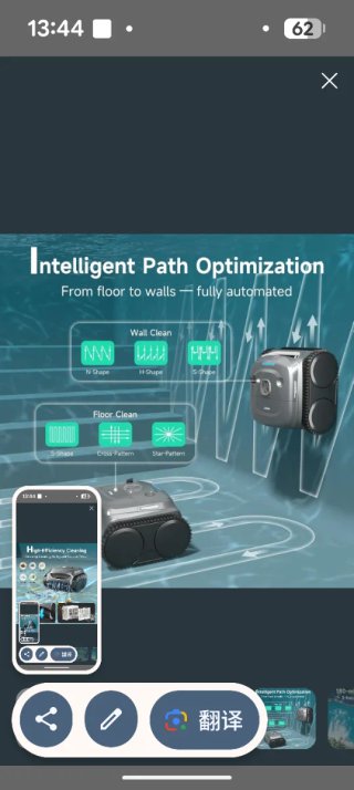 WYBOT C2 Limpiafondos Piscina, Robot Limpiafondos