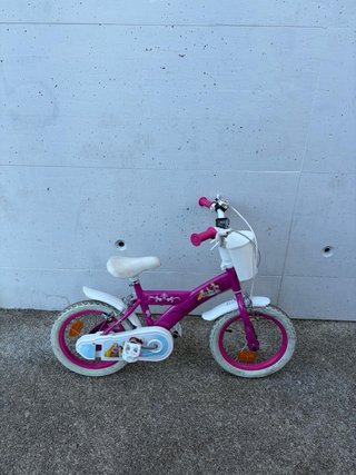 Bicicleta infantil rosa Princesas Disney