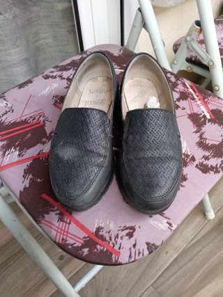 Zapatos Pitillos Mujer Piel Azul